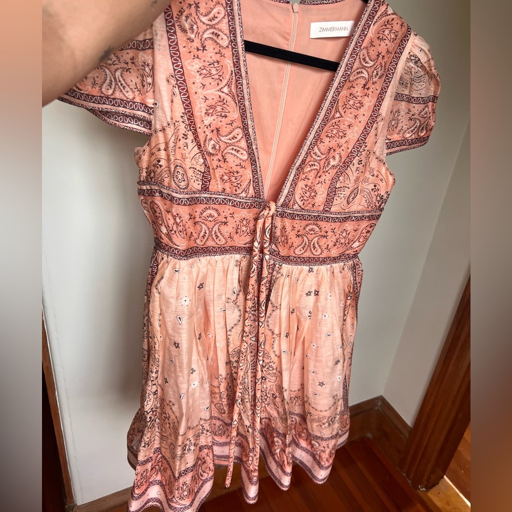 Zimmerman Matchmaker Bandana Print Mini Dress - Picture 5 of 8